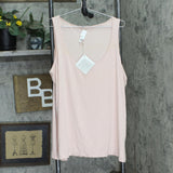 Wynne Layers Womens Scoop Neck Plus Size Stretch Tank Top 1678d3fb29335d Pink 2X