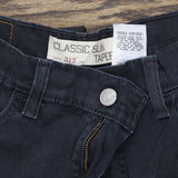 Levi's Womens Y2K Vintage 512 Classic Slim Taper Jeans Black Multi 8 Long