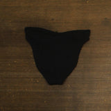 Hunza G Womens Tessa Crinkle Bikini Swim Bottom 10004062TESSABMC Black