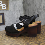 B.O.C. Womens Natasha Mary Jane Clog Shoes BC0008009 Black 6M