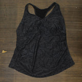 Kona Sol Women's Racerback Tankini Top 16447e4c4f2dc8 Black / Gray 16W