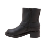 Universal Thread Womens Connor Harness Buckle Ankle Boots 90511576 Black 6M