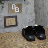 A New Day Womens Sandy Mule Flats 87930575 Black 6