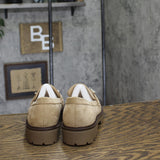 Journee Collection Comfort Foam Jessamey Platform Loafers Taupe Brown 7.5M
