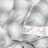 Levis Size Harrison Cotton Long Bebe Plaid Button Up Shirt Dark Forest Green 1X