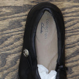 Clarks Women's Channing Ann Slip-On Loafer Shoes 26113341 Black Leather 9W