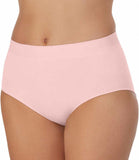 Carole Hochman Womens 5-Pack Seamless Brief 1374600 Black / Pink L