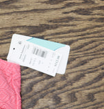 Swim Solutions Womens Textured Tie-Front Swimdress One Piece Guava Pink 18