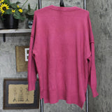 Philosophy Womens V-Neck Plus Size SWeater 166ffe1cbf1bfd Red Pink 3X
