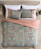 Hallmart Vilano 3-Pc. Comforter Set Giallo Blue White Multi Full / Queen