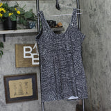 Island Escape Magnolia Twist-Front Underwire Swim Dress P770576 Black Multi 22W