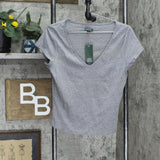 Wild Fable Women's Short Sleeve V-Neck Fitted T-Shirt 5667905
