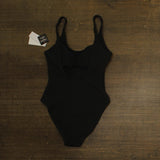 Salt + Cove Ribbed Scrunch One-Piece Swimsuit SC251007BO Black M