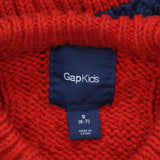 Gap Kids Boys Striped Cable Knit Pullover Sweater 1672360d5c4ada Red / Blue S