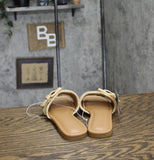 Universal Thread Womens Linda Raffia Buckle Slide Sandals 92611942 Tan Brown 7M