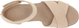 Naturalizer Women's Riviera Wedge Sandal H5170L7 Porcelain Brown 8.5M