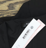 Aqua Crystal Trim Shift Dress IDO12870 Black L