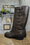 Wild Fable Womens Rebel Tall Moto Buckle Boots 90366583 Brown 9.5M