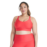 All In Motion Womens Effortless Support High-Rise 7/8 Leggings 90609705 Red 2XL