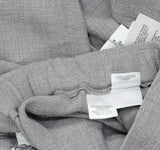 Kasper Straight Leg Pocketed Pull On Elastic Back Trouser Pants Pebble Gray L
