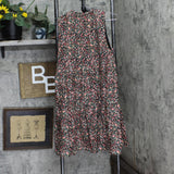 Bb Dakota Womens Sleeveless Tiered Floral Dress BL28140W Black Ditsy Floral S
