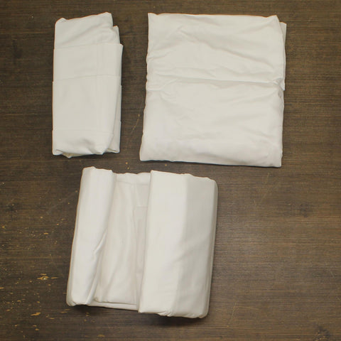 Fairfield Square Brookline 1400 Thread Count 6-Piece Sheet Set White Queen