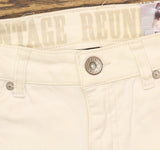 Rewash Juniors Ripped Natural Wash Skinny Jeans 2606602 Ivory Off White 5