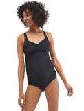 Motherhood Maternity Front Maternity Swim Top with Adjustable Straps Black XS
