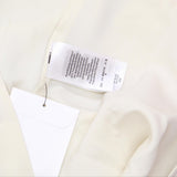 DKNY Womens Petite Sleeveless Mix Media Top XG2T2112 Buttercream Off White PS