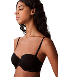 Calvin Klein Womens Perfectly Fit Lightly Lined Strapless Bra QF7537 Black 34C