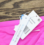 Bleu By Rod Beattie Side Shirred High-Waist Bikini Bottoms Dahlia Pink 8