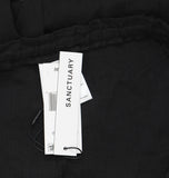 Sanctuary Coastal Covers Crinkle Cotton Baggy Barrel Cargo Pants Black XL