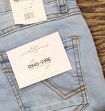 Ring Of Fire Boys Cayenne Denim Slim Jeans Distressed RBB0043 Skylar Blue 12