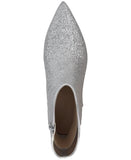 On 34th Women Glitter Aatira Tulip Booties 10019682200 Silver Glitter 5.5M