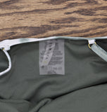 Cyn & Luca Amazonia Drawstring Side One Piece Swimsuit Army Green Multi XL