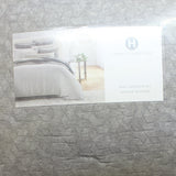 Hotel Collection Prism Matelasse 3-Piece Cotton Comforter Set Charcoal Gray King