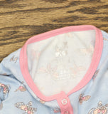 Max & Olivia Baby Girls Snug Fit 2-Piece Pajama Set Blue Multi 24M
