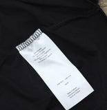 Motherhood Maternity Womens Short Sleeve Nursing Tee Shirt Solid Black M