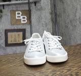 Naturalizer Womens Morrison 2.0 Sneaker Lace Up I4584L7 Silver Leather Gray 8.5W