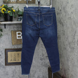 Jessica Simpson Womens Adored Curvy High Rise Ankle Skinny Jeans Mia Blue 16W