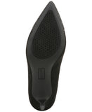 On 34th Womens Jeules Pointed-Toe Slip-On Pumps 10019803700 Black Microsuede 11M