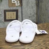 Shade & Shore Womens Ellen EVA Footbed Sandals 89887077 White 6M