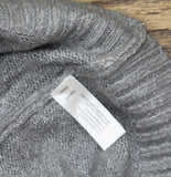 INC International Concepts Knit Ribbed Textured Pearl Mock Neck Sweater Gray XL