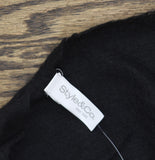 Style & Co. Womens Solid Patchwork Weave Fringe Scarf SC9542502 Black
