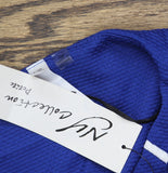 Ny Collection Cropped Open Front Textured Jacket PNY9115 Cobalt Lucenda Blue 10P