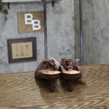 A New Day Womens Samantha Sling Back Kitten Heels 94462868 Burgundy Red 9.5M