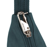 Travelon Essentials North/South Crossbody Bag Peacock Teal Blue One Size