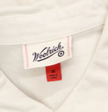 Woolrich X TGT Short Sleeve Western Denim Jean Jumpsuit Cream Off White 16