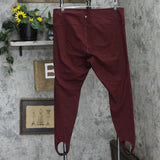 Old Navy Womens High Rise Active Cozecore Heeled Leggings Red / Black XL
