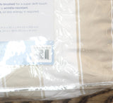 Truly Soft Aiden Stripe Duvet Set Polyester 3-Piece Beige Brown Stripe King